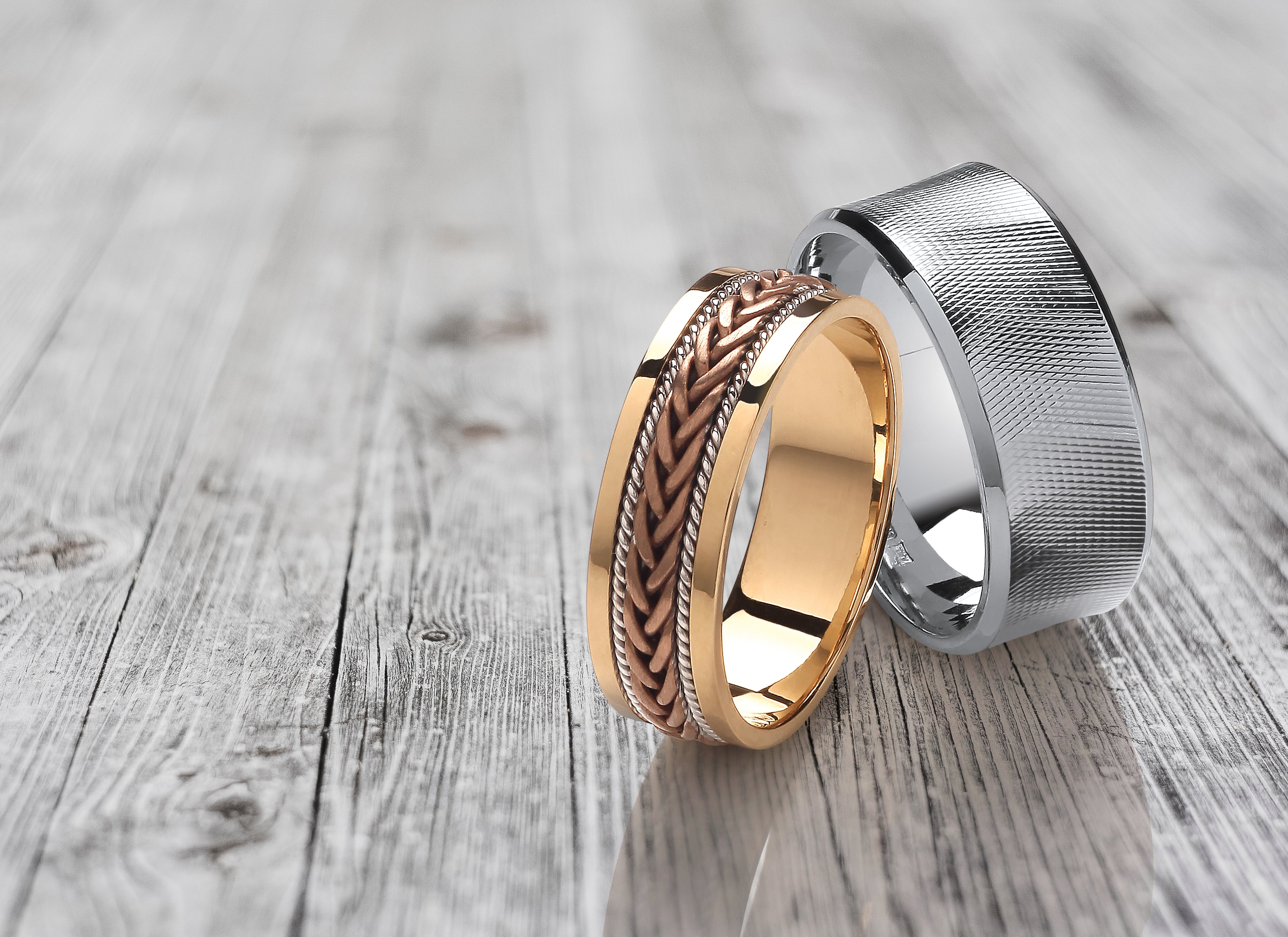 Fancy hot sale wedding bands